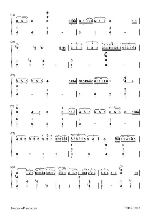 danny boy-丹尼少年-爱尔兰民谣双手简谱预览