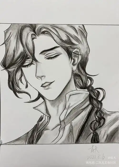 花城_天官赐福花城临摹绘画作品