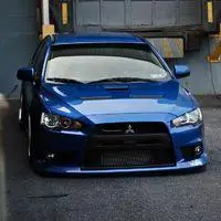 蓝色三菱lancer evolution汽车头像图片