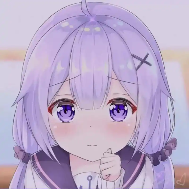 ins紫色系女生头像