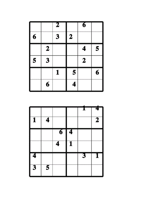简单六宫格数独练习.pdf