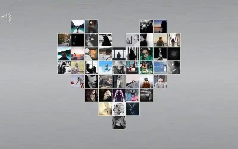 【小忙人ppt】一页ppt模板,四步制作动态心形照片墙