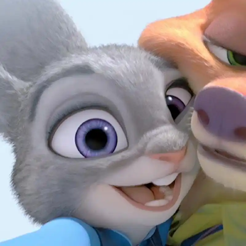 疯狂动物城情侣头像 #情侣头像# #优质情侣头像