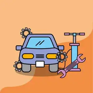 汽车维修保养泵及扳手图片