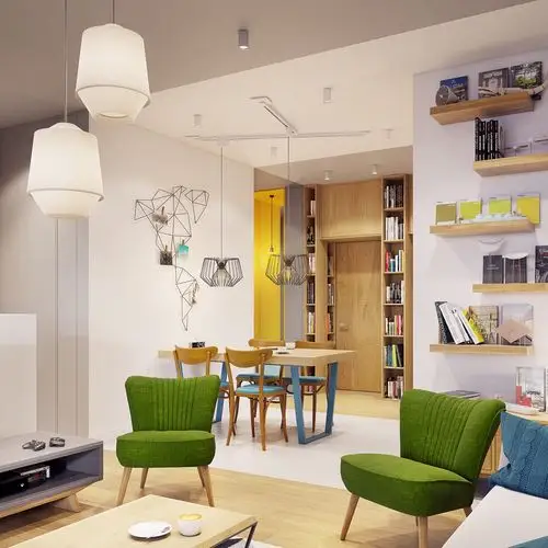 52平米书香气息小户型装修设计