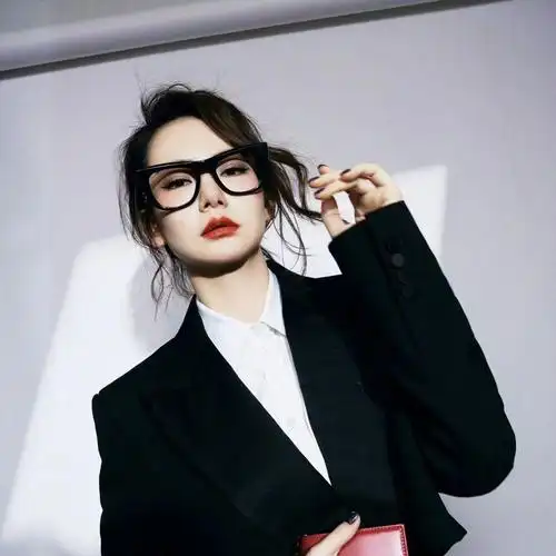 大框猫眼戚薇同款韩版痞帅ins街拍配近视防蓝光眼镜平光个性新款