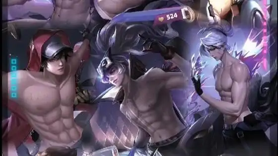 (王者荣耀男英雄腹肌)这一期有你喜欢的吗(*07︶07*).17.:*79