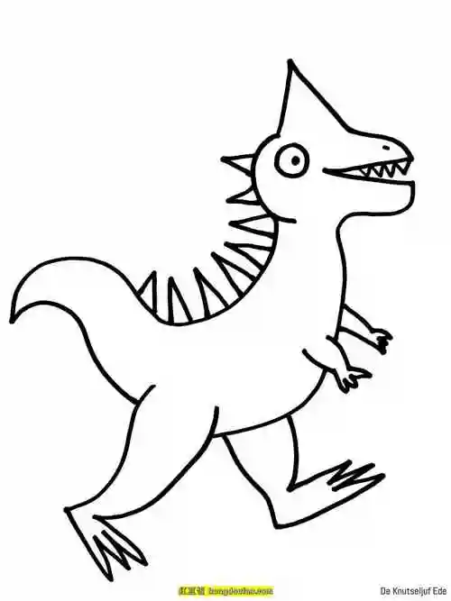 12张手绘恐龙简笔画初学者的如何画恐龙