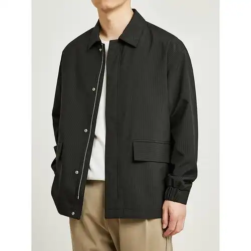 墨麦客男装2022春季新款翻领工装夹克男士休闲夹克