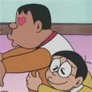 胖虎头像图片大全可爱的哆啦a梦胖虎头像