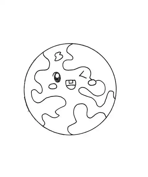 地球怎么画_简笔画教程_简笔画大全