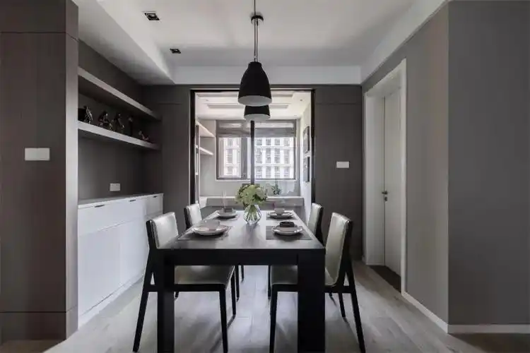 装修效果图_年轻人喜欢的灰色系装修案例效果图-齐家典尚装修