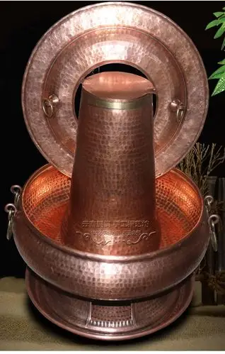 铜火锅 纯紫铜 纯手工 加厚 木炭铜火锅 红铜火锅紫铜火锅 铜炊锅