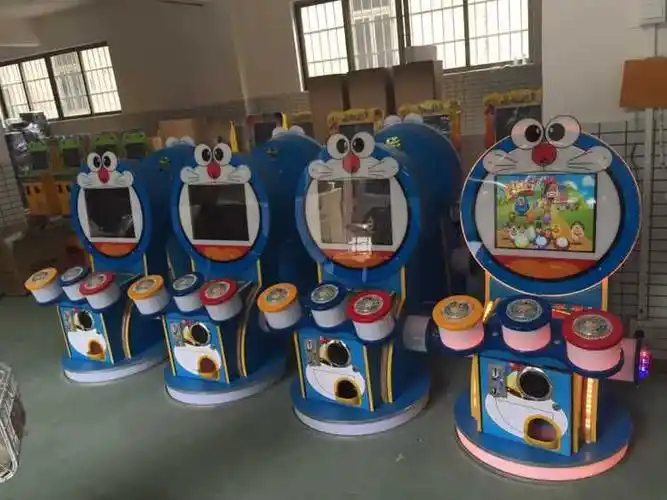 新款多啦a梦游戏机机器猫小鼓手退扭蛋儿童音乐类投币游戏机