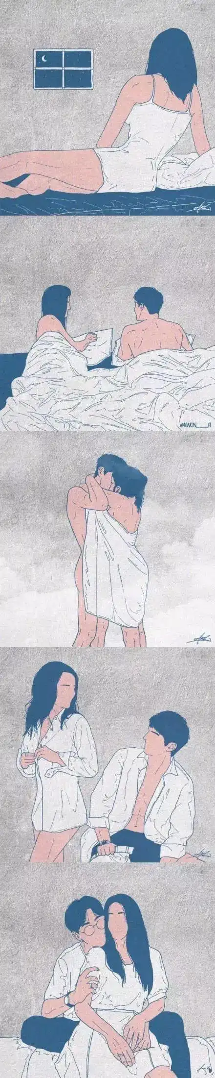 从情侣到老夫老妻的全过程中间污得有点直接了