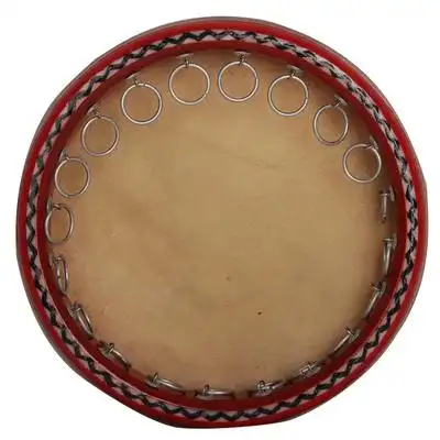 新疆牛皮手鼓达卜40厘米达甫民族乐器维吾尔族跳舞打击乐器