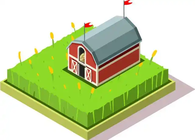 彩色矢量农田图片素材