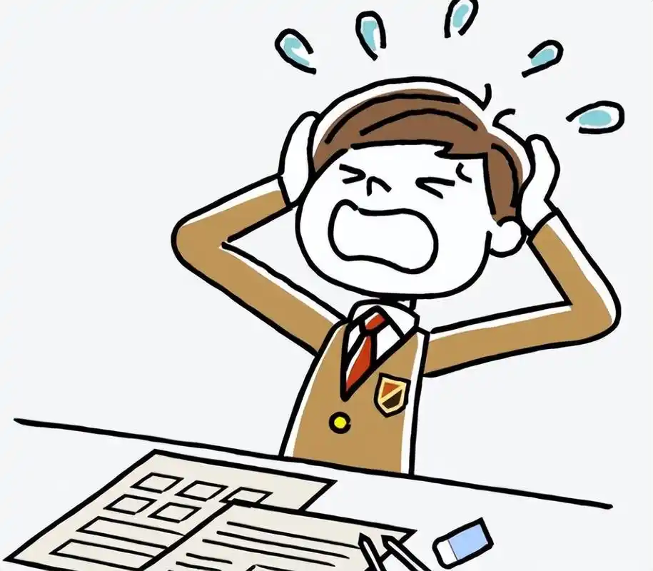 别小看孩子考试紧张的问题,家长要让他养成从容,淡定的心态