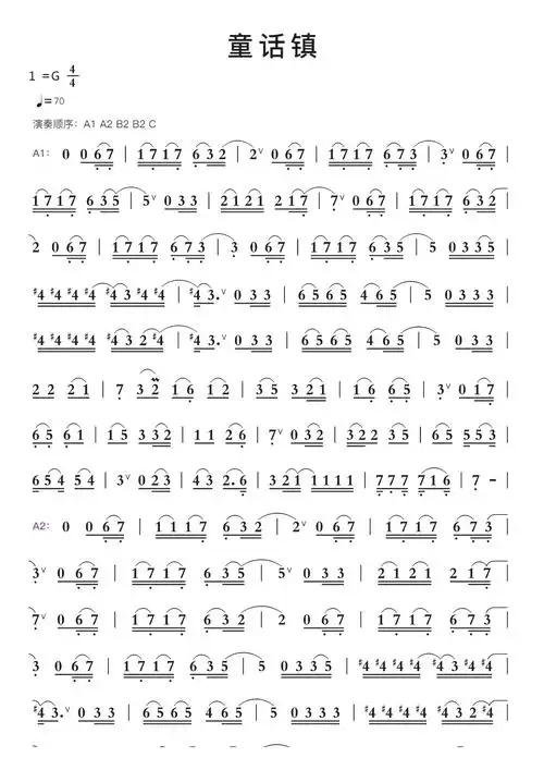 童话镇糖糖音乐家智能简谱