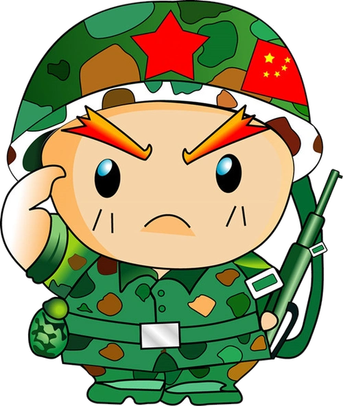 行业_行政政务_单图样式_五角星_星星_军人_文章样式模板素材库_速排