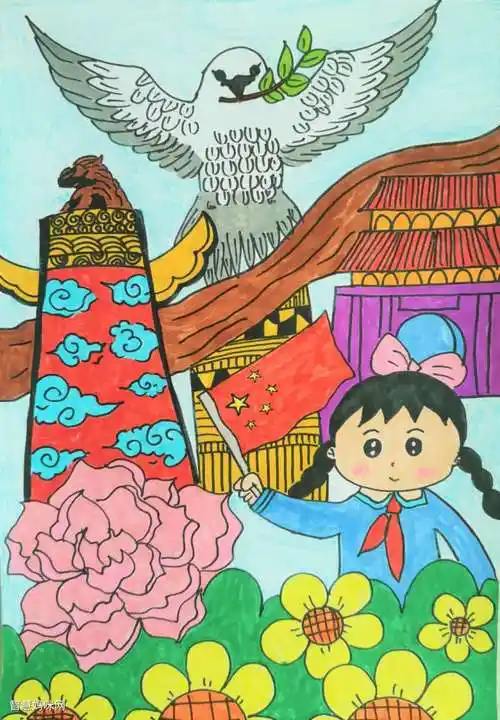 少年强则国强儿童画作品