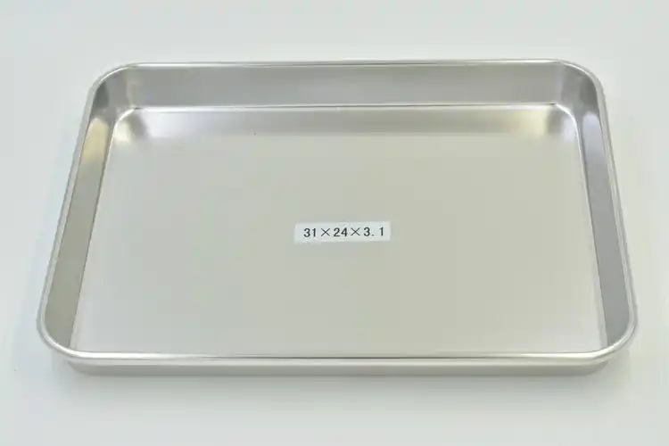 医用304不锈钢医用方盘治疗盘手术器械托盘平底牙科消毒盘防碘伏