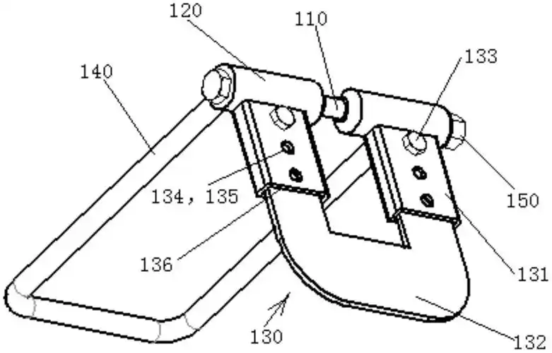 一种用于起重吊钩的自锁式防脱绳棘爪