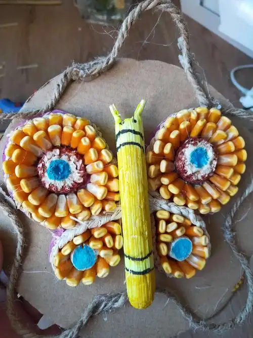 "玉米全身都是宝" 趣味亲子手工制作——老府中心幼儿园