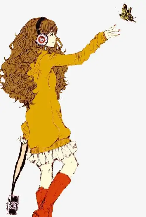 关键词 : 黄色,大波浪卷,长发,人物插画,心灵鸡汤
