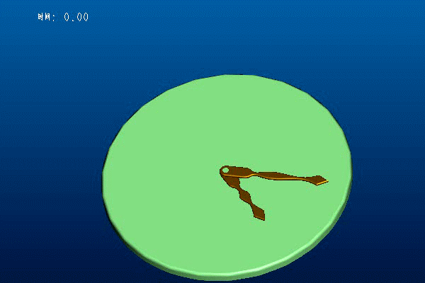 有办法让时钟指针也顺时针转吗?