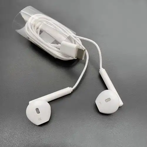 华为p40原装耳机有线typec扁口接口nova5 6 7pro原 p20 mate30pro