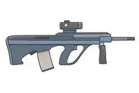 突击步枪简笔画