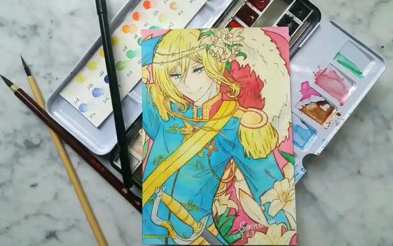 【王室教师海涅/莱恩哈特】线稿 上色