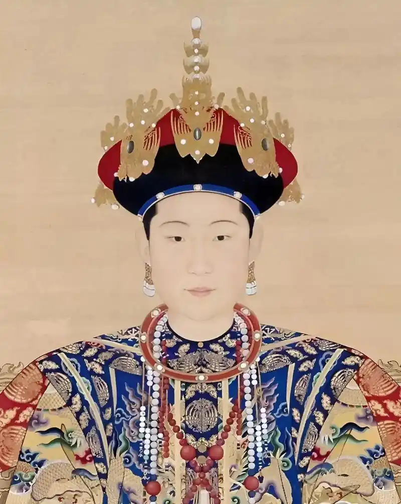 清朝历代皇后画像:富察氏最美,钮祜禄氏最吓人