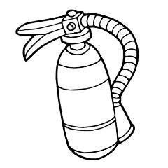 抱着小猫的消防员图片