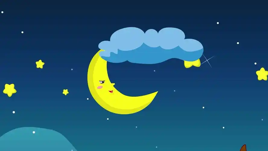 【课文朗读】《月儿弯弯》 -部编人教版一年级语文上册 yw01a-045-kw