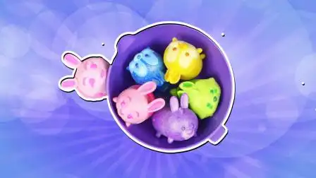 迪士尼玩具tusmtusm可爱珠光人仔粉色朱迪彩泥粘土趣盒子手工课