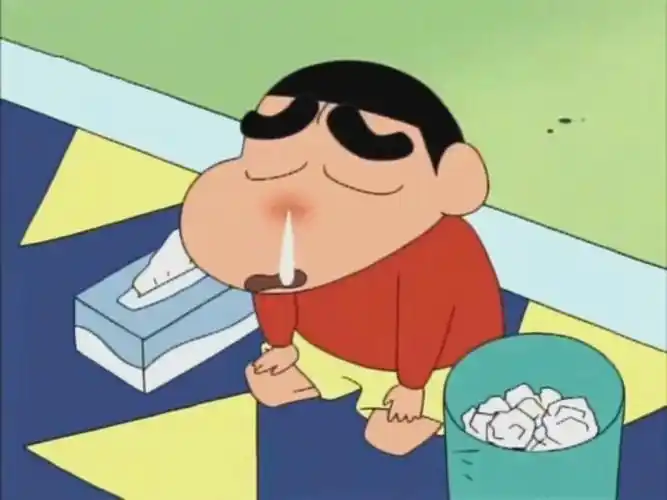 蜡笔小新  #野原新之助  #换季感冒