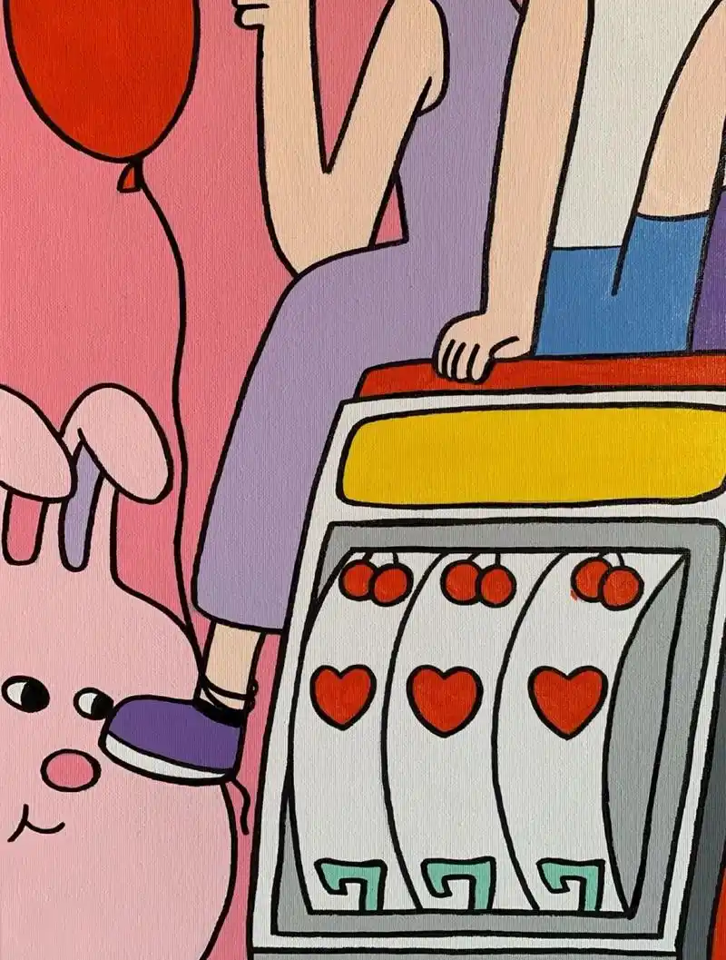 调色教程/线稿过程图/丙烯画 临摹韩国插画师 kim hyeon ju 插画 尺寸