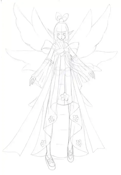 零基础绘画教程梅花精灵王九千岁