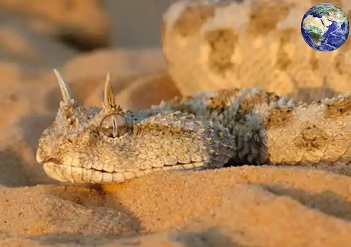 世界上唯一一种头上有角的蛇,这是龙退化了吗?