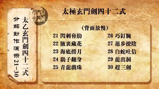 42-太乙玄门剑-21-30