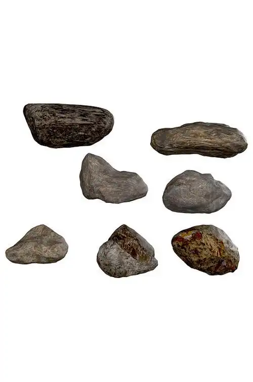 真实石头鹅卵石 石材素材