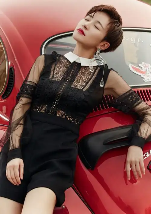 焦俊艳短发帅照焦俊艳写真