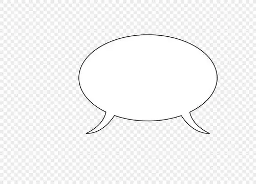 手绘卡通对话框