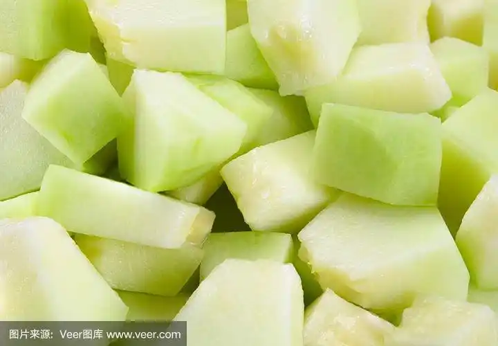 切片甜瓜背景纹理