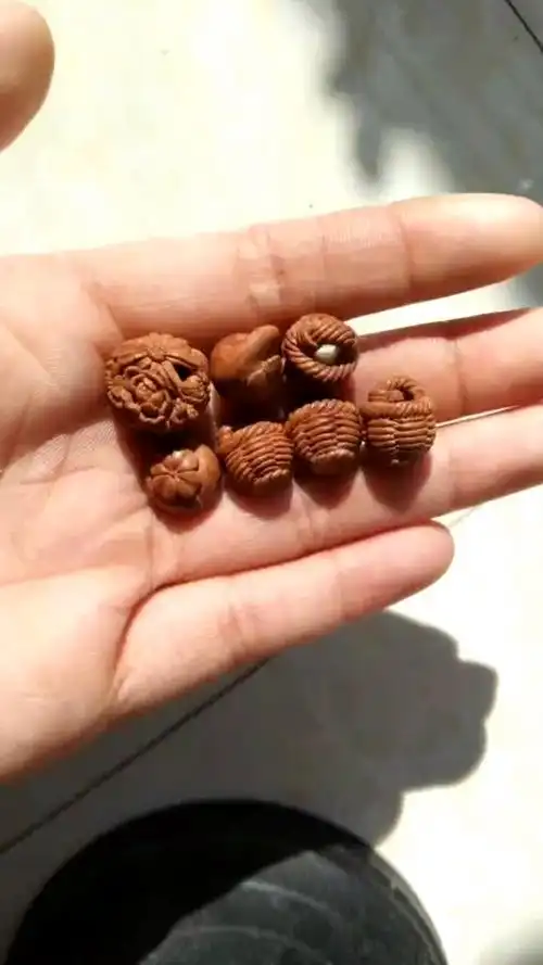 桃核雕刻小篮子各种款式