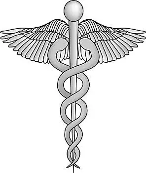 双蛇杖,医疗,象征