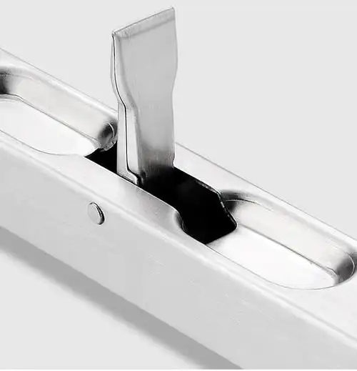 暗插销304不锈钢加长天地插双开大门隐形子母门木门防盗门栓插插销