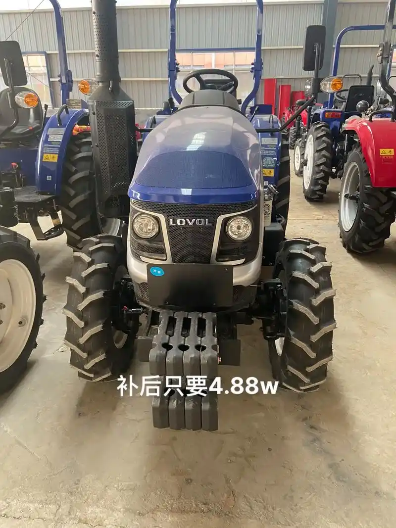 全新车,雷沃704拖拉机,前后配重,配备潍柴四缸发动机,液压 - 抖音
